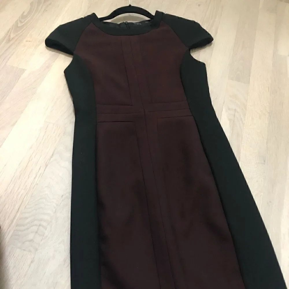 Zara Colorblock Mini Dress - Picture 7 of 11